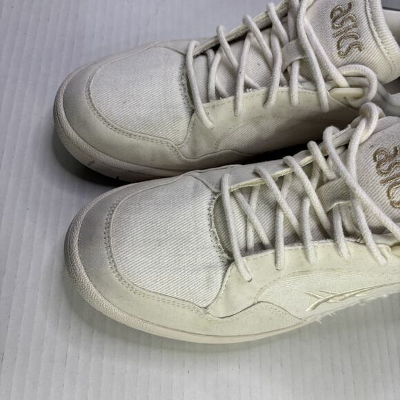 ASICS Skycourt Women’s Sneakers Cream/Lichen Rock 1202A133 Japan Retro Size 9 - Picture 7 of 10